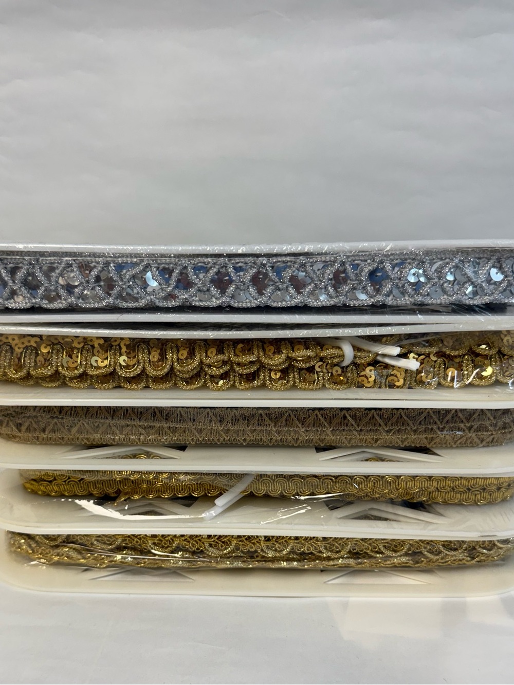 SIMPLICITY 5 Metallic Trim Ribbon Trims NWT